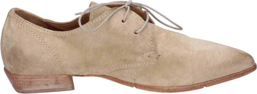 Moma Elegante Suède Damesschoenen Beige Dames