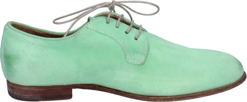 Moma Elegante Suède Damesschoenen Green Dames