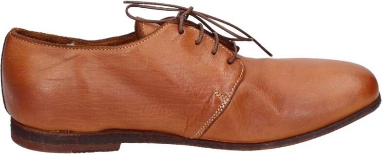 Moma Elegante Vintage Leren Herenschoenen Brown Heren