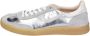 Moma Glanzende leren damessneakers Gray Dames - Thumbnail 1