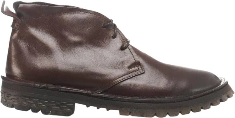 Moma Italiaanse veterschoenen voor heren Brown Heren