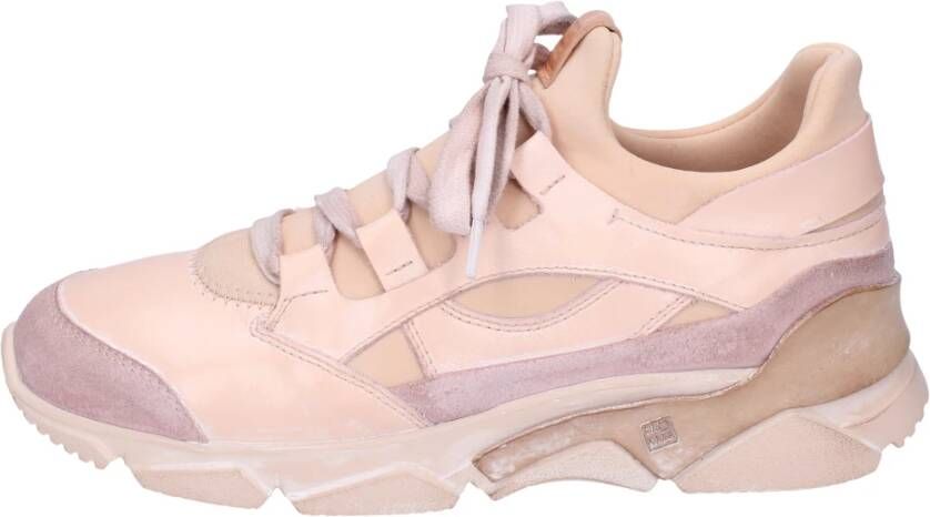 Moma Leren Dames Sneakers Pink Dames