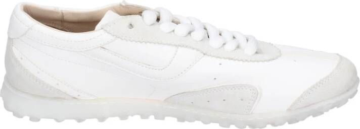 Moma Leren Damessneakers White Dames