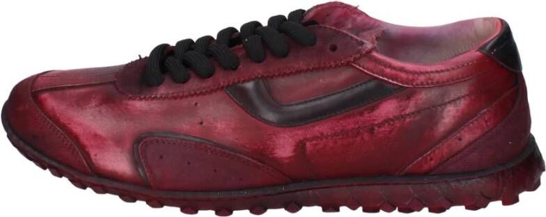 Moma Leren Heren Sneakers Red Heren