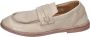 Moma Leren Loafers voor Vrouwen Beige Dames - Thumbnail 1