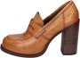 Moma Leren Loafers voor Vrouwen Brown Dames - Thumbnail 1