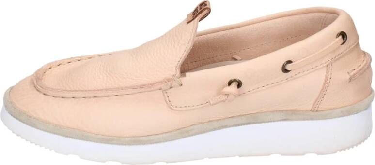 Moma Leren Loafers voor Vrouwen Pink Dames