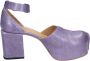 Moma Leren sandalen voor vrouwen Purple Dames - Thumbnail 1