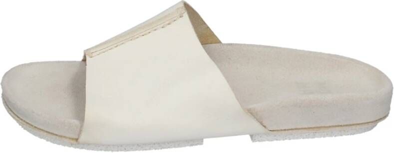 Moma Leren sandalen voor vrouwen White Dames