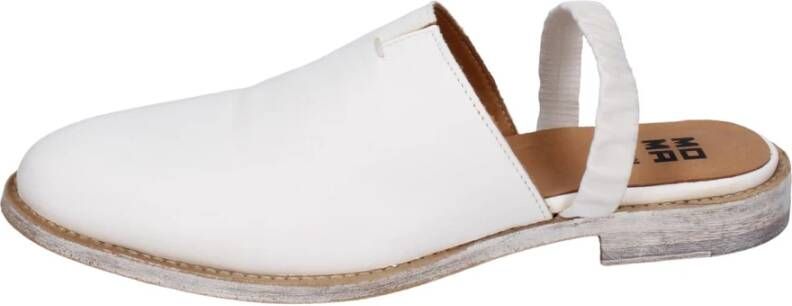 Moma Leren sandalen voor vrouwen White Dames