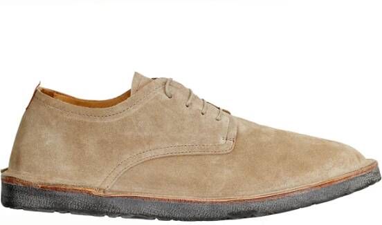 Moma Lichte Veterschoen Beige Heren