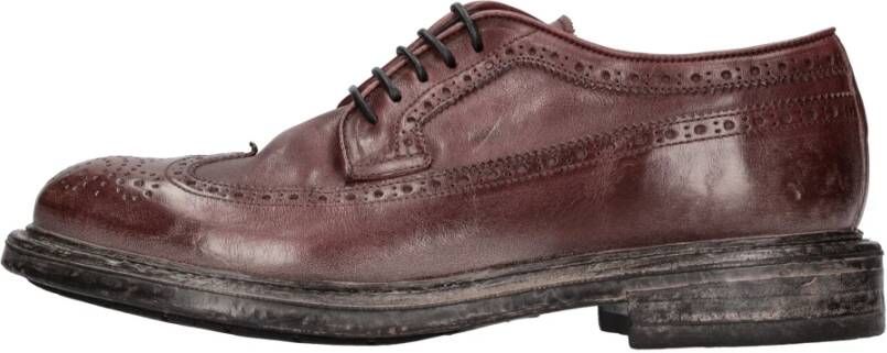 Moma Platte schoenen Bordeaux Red Heren