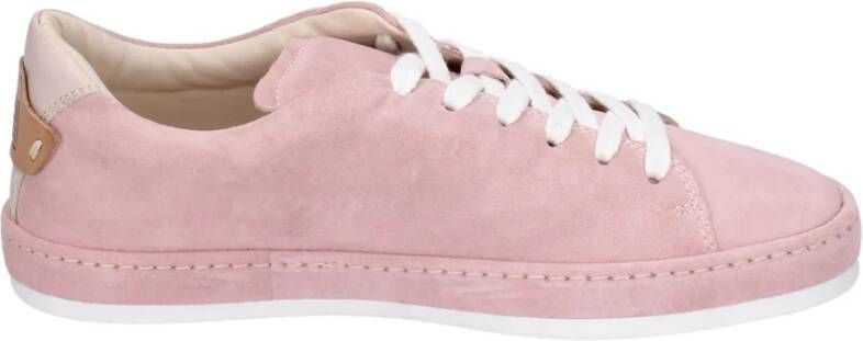 Moma Suede Damessneakers Pink Dames