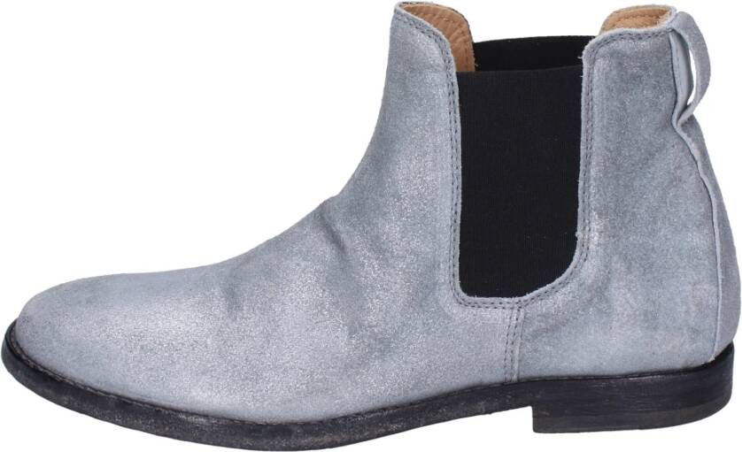 Moma Suede Enkellaarzen voor Vrouwen Gray Dames