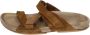 Moma Suede Heren Sandalen 2Gs458-K0B Brown Heren - Thumbnail 1