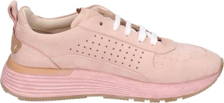 Moma Suede Leren Dames Sneakers Pink Dames