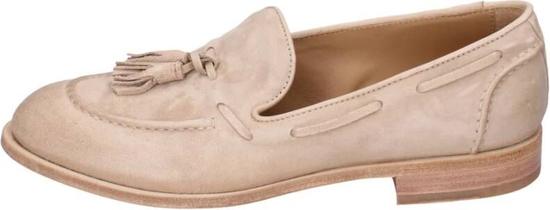 Moma Suede Loafers voor Mannen Beige Heren