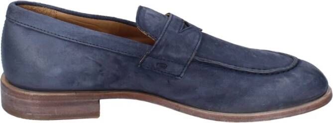 Moma Suede Loafers voor Mannen Blue Heren