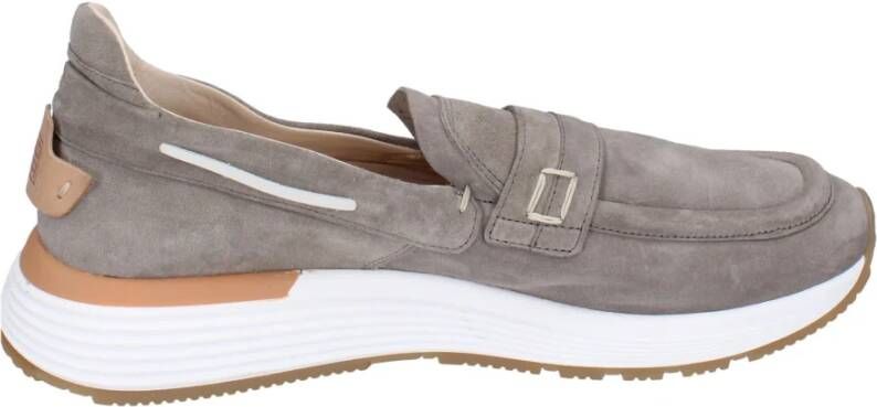 Moma Suede Loafers voor Mannen Gray Heren