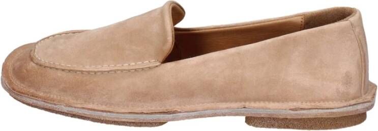 Moma Suede Loafers voor Vrouwen Beige Dames