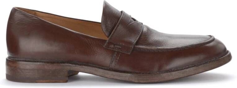 Moma Toscano Leren Loafer Brown Heren