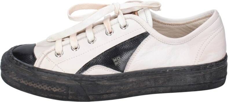 Moma Vintage Leren Dames Sneakers White Dames