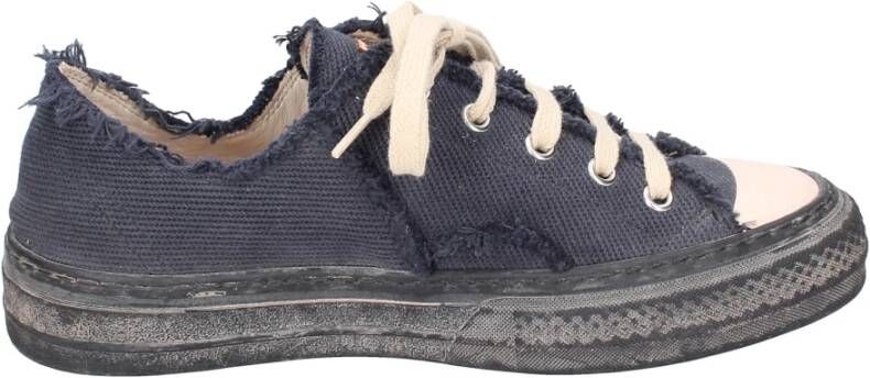 Moma Vintage Textiel Dames Sneakers Black Dames