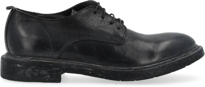 Moma Zwarte Heren Veterschoenen Black Heren