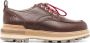 Moncler Bruine Derby Schoenen met Logo Brown Heren - Thumbnail 1