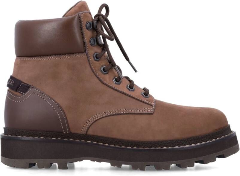 Moncler Bruine Gesloten Wandelschoenen Aw24 Brown Heren