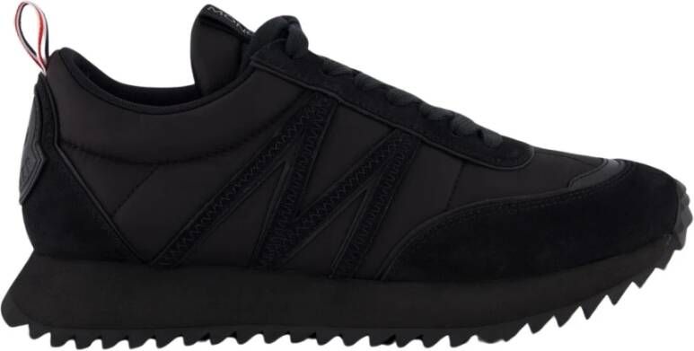 Moncler Gewatteerde Lage Top Sneakers Zwart Black Heren