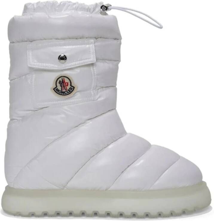 Moncler Gaia Zak Sneeuwlaarzen Wit Waterdicht Gevuld met dons White Dames