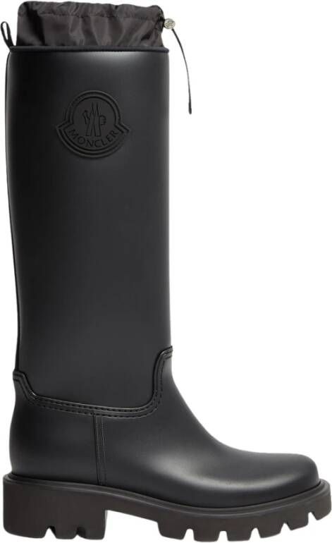 Moncler Hoge Regenlaarzen Black Dames