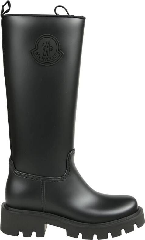 Moncler Hoge regenlaarzen voor Kickstream stijl Black Dames