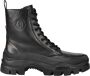 Moncler Italiaanse Leren Enkellaarzen Black Heren - Thumbnail 1