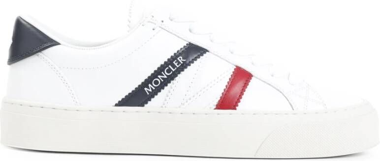 Moncler Lage Sneakers in Monaco-stijl White Dames