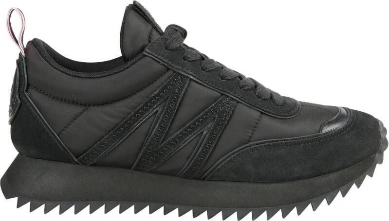 Moncler Gewatteerde Lage Top Sneakers Zwart Black Heren