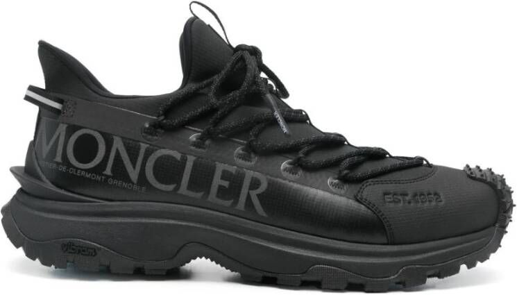 Moncler Lichte Trail Sneakers Black Heren