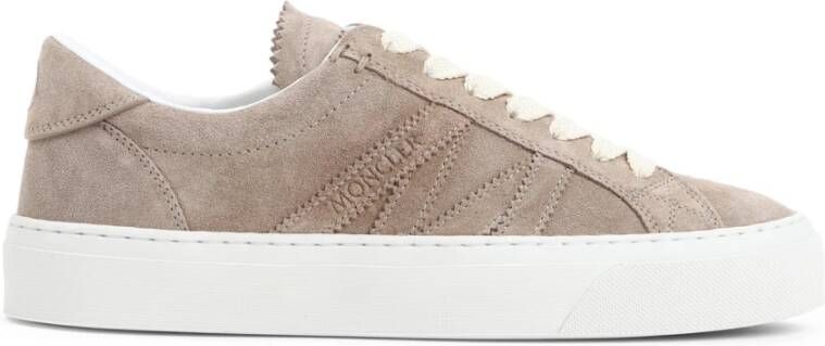 Moncler Neutrale Sneakers Verhogen Stijl Statement Beige Dames