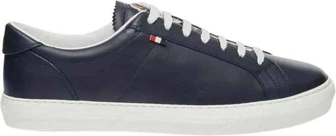 Moncler Nieuwe Monaco Marine Sneakers Blue Heren