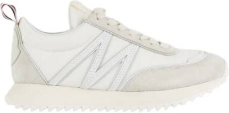 Moncler Off-white Pacey sneakers van nylon en suède Gray Dames