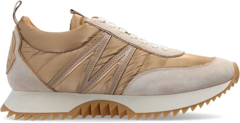 Moncler Stijlvolle Sneakers voor Dagelijks Gebruik Beige Dames