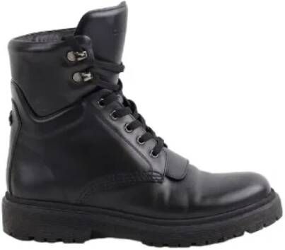 Moncler Pre-owned Leather boots Black Dames