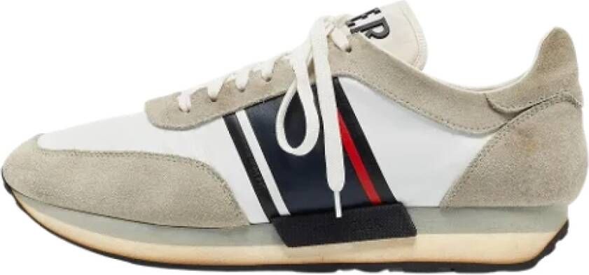 Moncler Pre-owned Leather sneakers Multicolor Dames