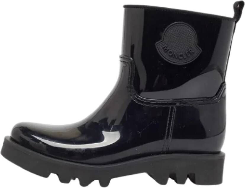 Moncler Pre-owned Rubber boots Black Dames