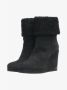 Moncler Pre-owned Suede boots Black Dames - Thumbnail 1