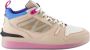 Moncler Reflecterende Leren Sneakers Multicolor Heren - Thumbnail 1