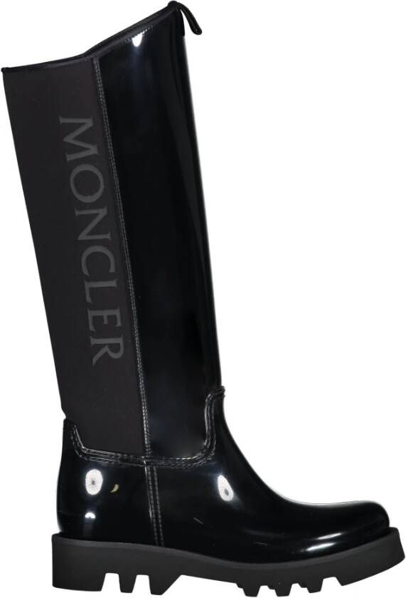 Moncler Ronde Neus Kniekousen Black Dames