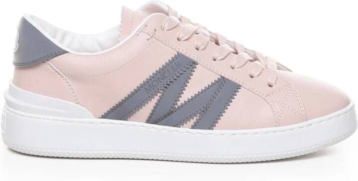 Moncler Roze Lage Sneakers Pink Dames