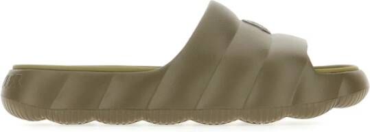 Moncler Sliders Green Heren